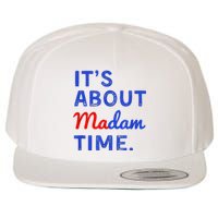 ItS About Madam Time Wool Snapback Cap