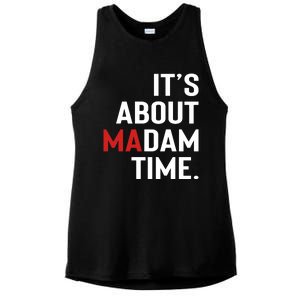 ItS About Madam Time Ladies PosiCharge Tri-Blend Wicking Tank