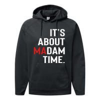 ItS About Madam Time Performance Fleece Hoodie