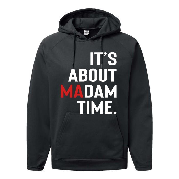 ItS About Madam Time Performance Fleece Hoodie