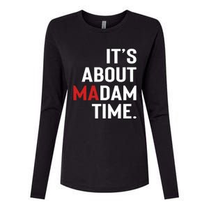 ItS About Madam Time Womens Cotton Relaxed Long Sleeve T-Shirt