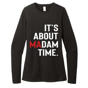 ItS About Madam Time Womens CVC Long Sleeve Shirt