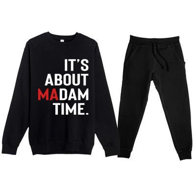 ItS About Madam Time Premium Crewneck Sweatsuit Set