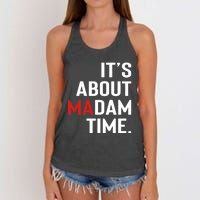 ItS About Madam Time Women's Knotted Racerback Tank