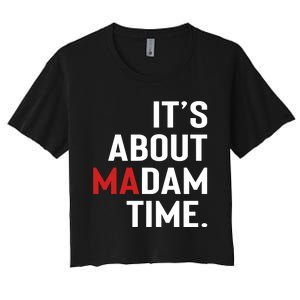 ItS About Madam Time Women's Crop Top Tee