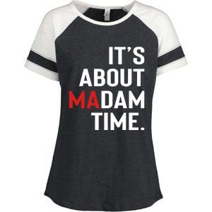 ItS About Madam Time Enza Ladies Jersey Colorblock Tee