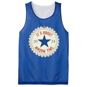 ItS About Madam Time Kamala Harris 2024 Feminist Great Gift Mesh Reversible Basketball Jersey Tank