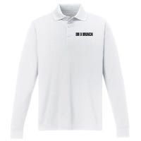 Im A Munch Certified Munch Design Performance Long Sleeve Polo