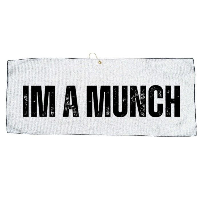 Im A Munch Certified Munch Design Large Microfiber Waffle Golf Towel