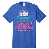 I'm A Mom Grandma And Great Grandma Gift Funny Grandma Gift Tall T-Shirt