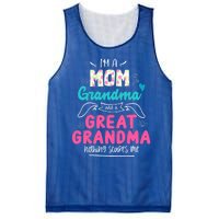 I'm A Mom Grandma And Great Grandma Gift Funny Grandma Gift Mesh Reversible Basketball Jersey Tank