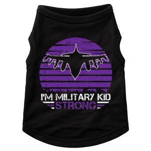 I Am Military Strong Month Of The Military Child Army Doggie Tank