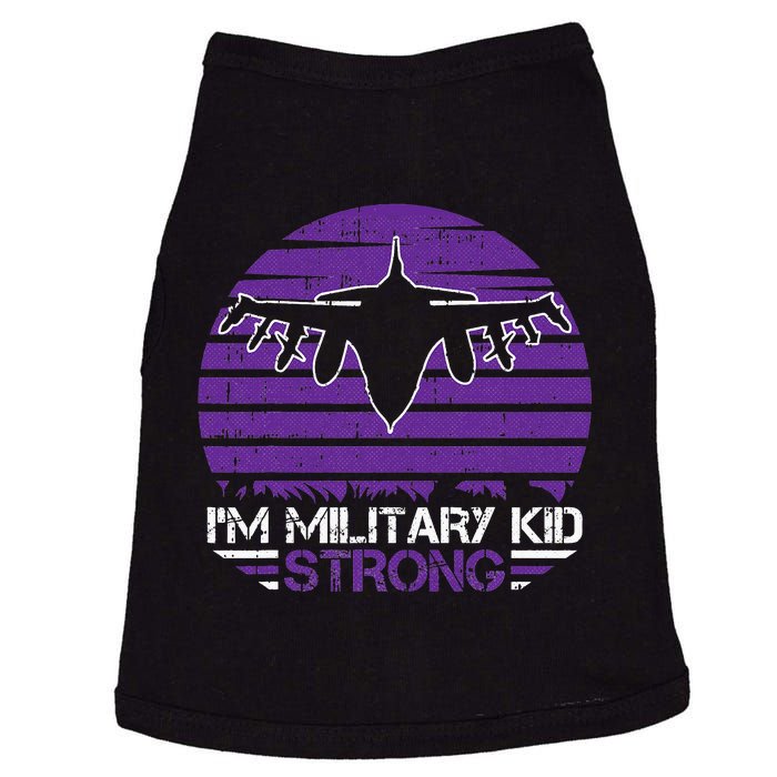 I Am Military Strong Month Of The Military Child Army Doggie Tank