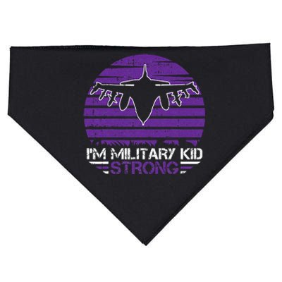 I Am Military Strong Month Of The Military Child Army USA-Made Doggie Bandana