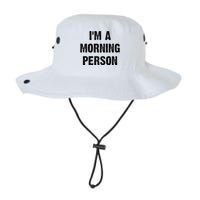 IM A Morning Person Funny White Lie Joke Party Legacy Cool Fit Booney Bucket Hat