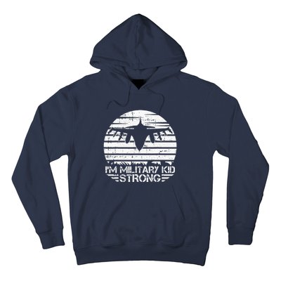 I Am Military Strong Month Of The Military Child Army Hoodie