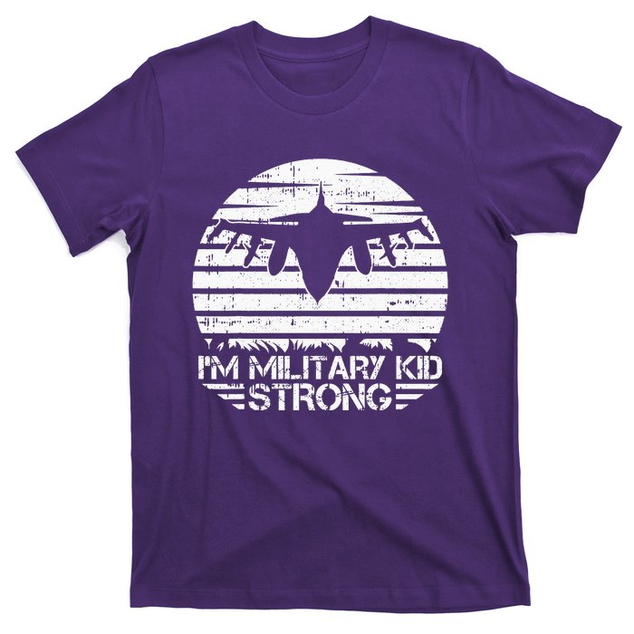 I Am Military Strong Month Of The Military Child Army T-Shirt