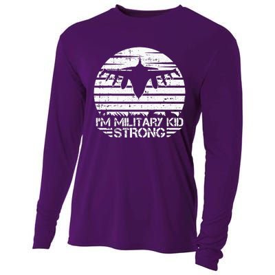 I Am Military Strong Month Of The Military Child Army Cooling Performance Long Sleeve Crew