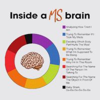 Inside A Ms Brain Multiple Sclerosis Awareness Womens Funnel Neck Pullover Hood