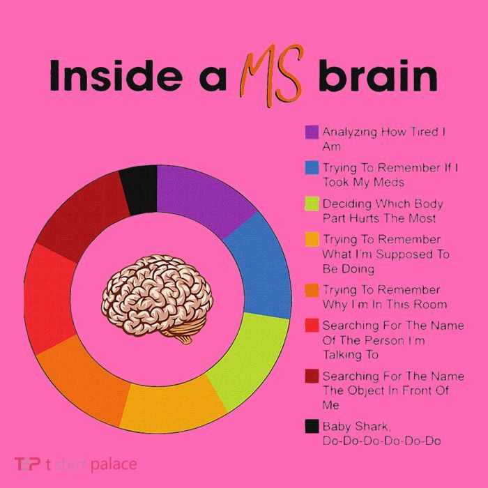 Inside A Ms Brain Multiple Sclerosis Awareness Stripe Pom Pom Beanie
