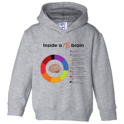 Inside A Ms Brain Multiple Sclerosis Awareness Toddler Hoodie