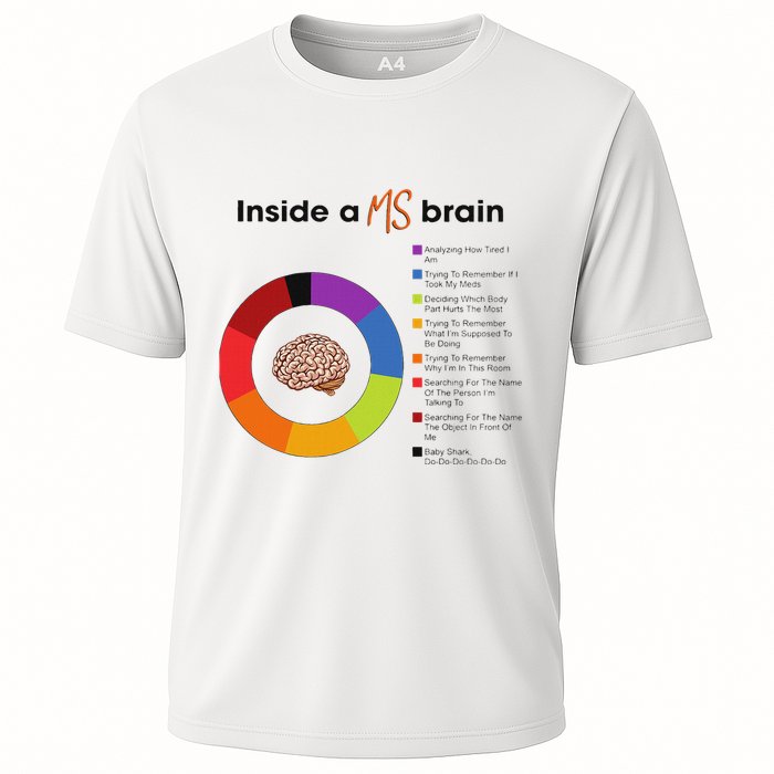 Inside A Ms Brain Multiple Sclerosis Awareness Performance Shirt