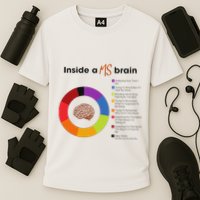 Inside A Ms Brain Multiple Sclerosis Awareness Performance Shirt