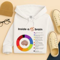 Inside A Ms Brain Multiple Sclerosis Awareness Hoodie