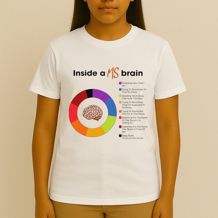 Inside A Ms Brain Multiple Sclerosis Awareness T-Shirt