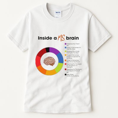 Inside A Ms Brain Multiple Sclerosis Awareness Tall T-Shirt