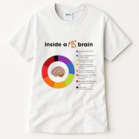 Inside A Ms Brain Multiple Sclerosis Awareness Tall T-Shirt