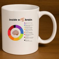 Inside A Ms Brain Multiple Sclerosis Awareness 11oz C Handle Ceramic Mug