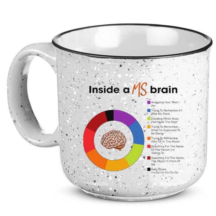Inside A Ms Brain Multiple Sclerosis Awareness 15oz Campfire Ceramic Mug