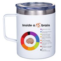 Inside A Ms Brain Multiple Sclerosis Awareness 12oz Stainless Steel Coffee Mug