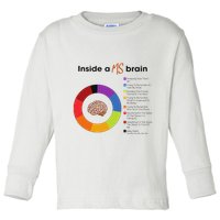 Inside A Ms Brain Multiple Sclerosis Awareness Toddler Long Sleeve Shirt