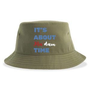 ItS About Madam Time Presidential Election Gift Sustainable Bucket Hat