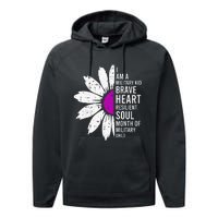 Im A Military Month Of The Military Child Performance Fleece Hoodie