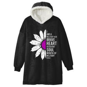 Im A Military Month Of The Military Child Hooded Wearable Blanket