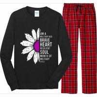 Im A Military Month Of The Military Child Long Sleeve Pajama Set