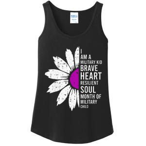 Im A Military Month Of The Military Child Ladies Essential Tank