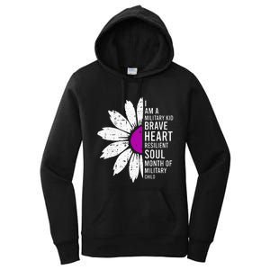 Im A Military Month Of The Military Child Women's Pullover Hoodie