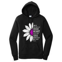 Im A Military Month Of The Military Child Women's Pullover Hoodie