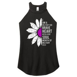 Im A Military Month Of The Military Child Women's Perfect Tri Rocker Tank