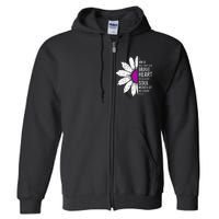 Im A Military Month Of The Military Child Full Zip Hoodie