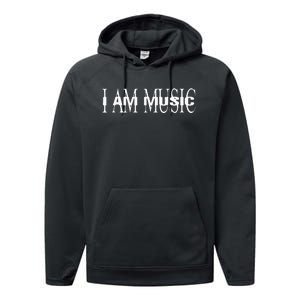 I Am Music Rap Trap Hip Hop Rage Performance Fleece Hoodie