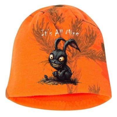 ItS All Mine Sinister Bunny Creepy Halloween Horror Kati - Camo Knit Beanie