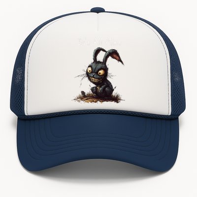 ItS All Mine Sinister Bunny Creepy Halloween Horror Trucker Hat