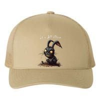 ItS All Mine Sinister Bunny Creepy Halloween Horror Yupoong Adult 5-Panel Trucker Hat