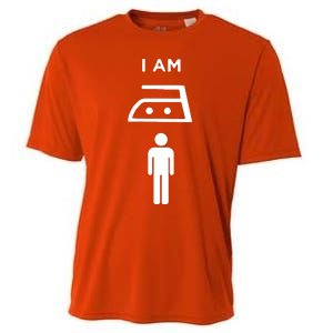 I Am Man Of Iron Cooling Performance Crew T-Shirt