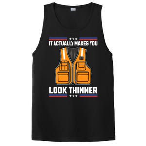 It Actually Makes You Look Thinner Trash Collector Vest PosiCharge Competitor Tank